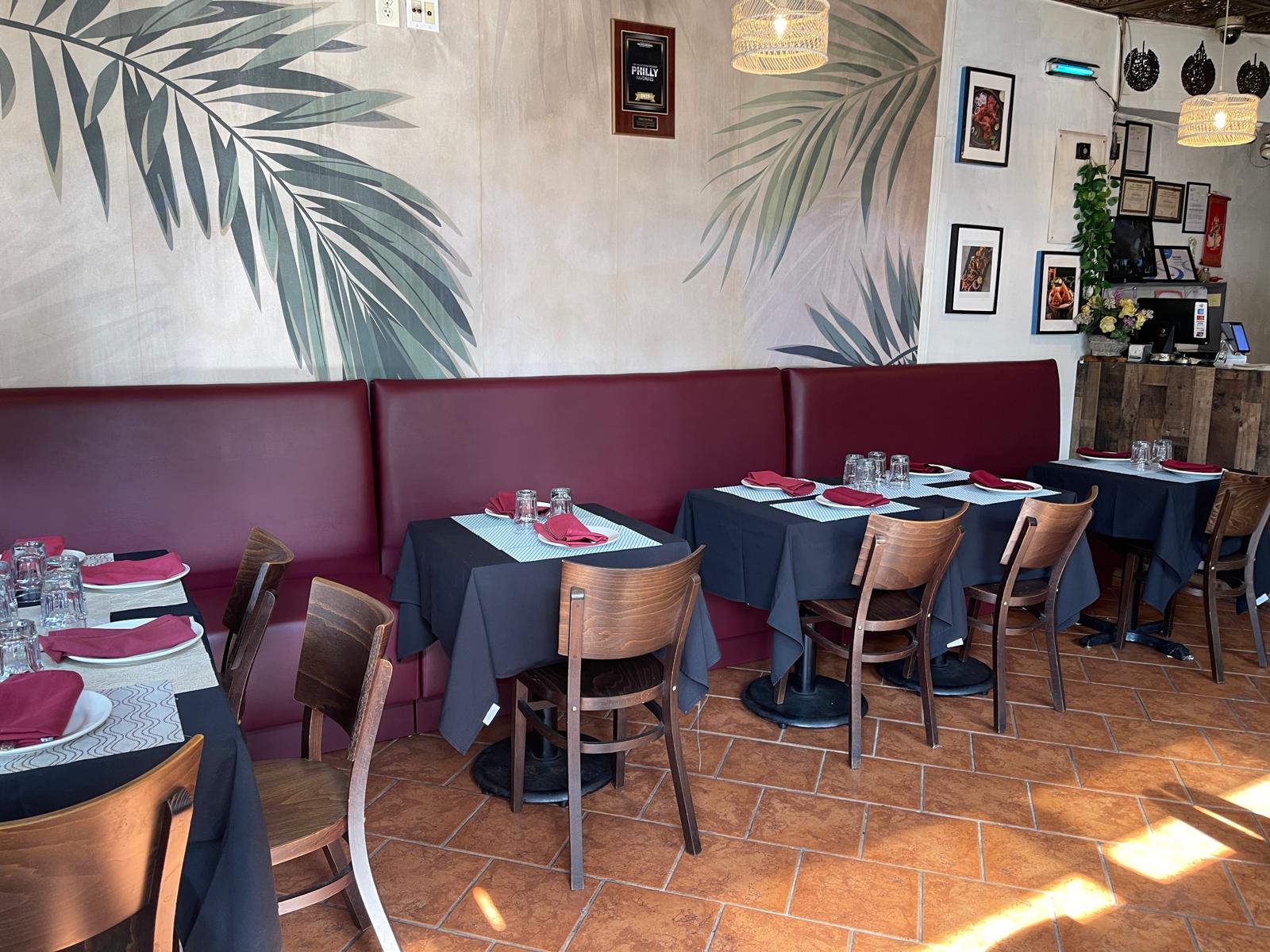 Indian Char House dine-in seating