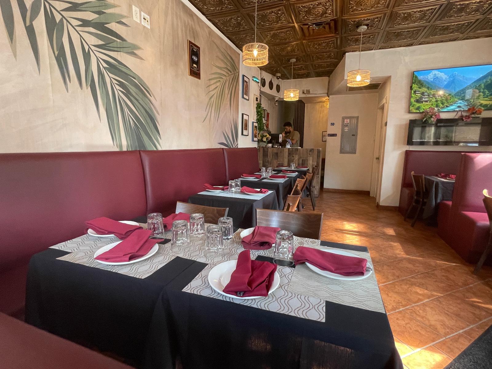 Indian Char House dine-in seating