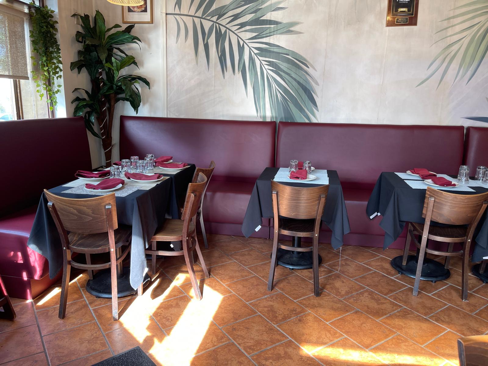Indian Char House dine-in seating